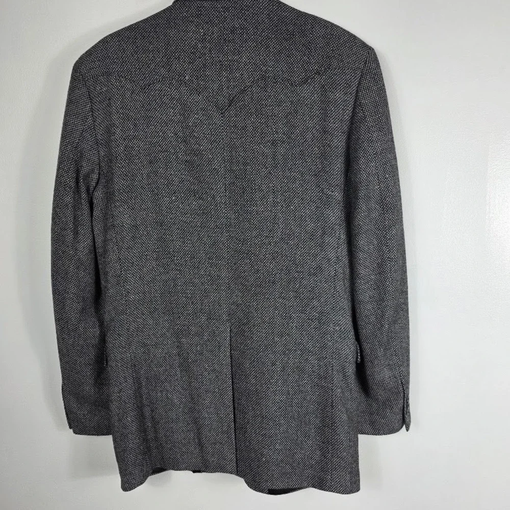 Circle S Dallas Texas Mens‎ 40L Blazer Western Tweed Cowboy